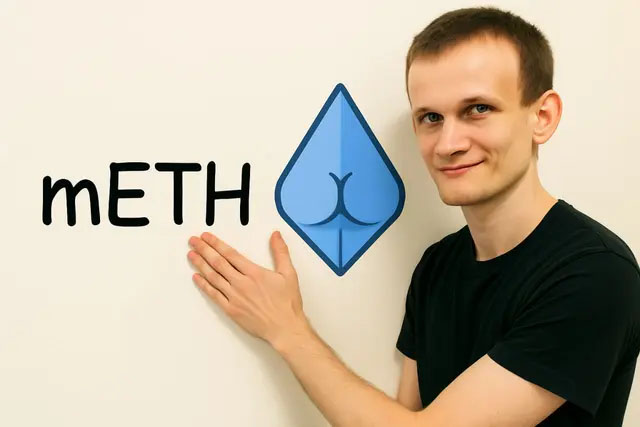 Vitalik with mETH